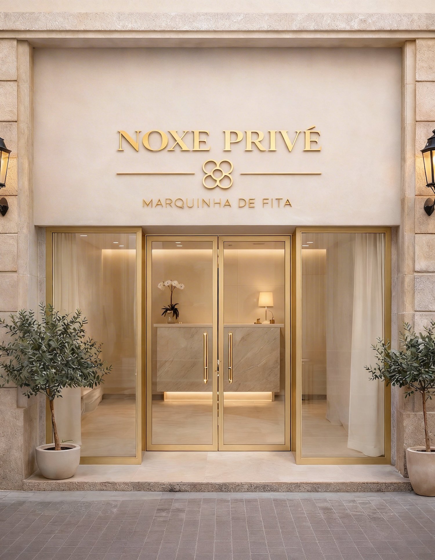 Noxe Privé — fachada del salón en Carrer Gran de Gràcia, Barcelona